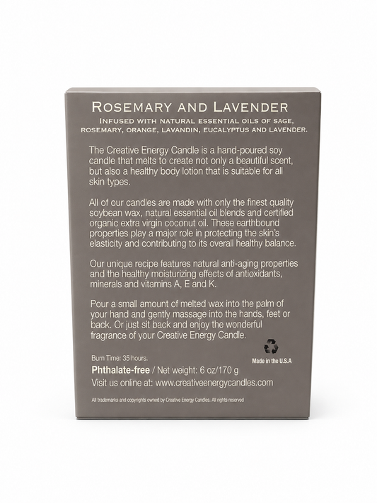 Rosemary & Lavender Lotion Candle