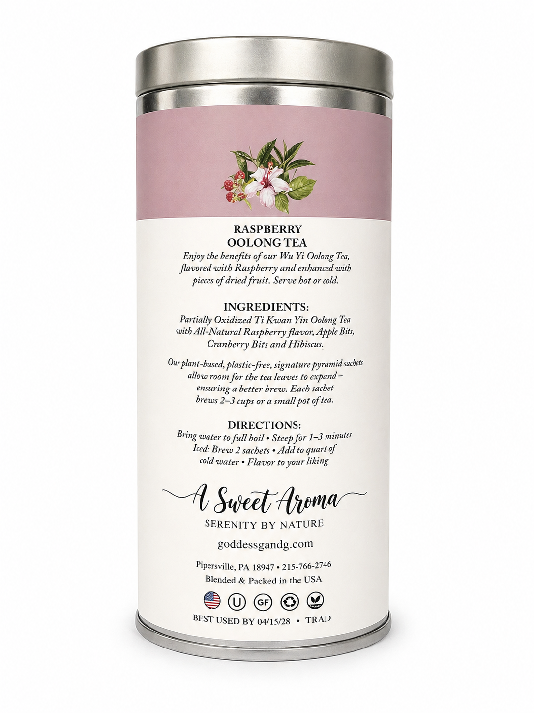 All Natural Raspberry Oolong Tea