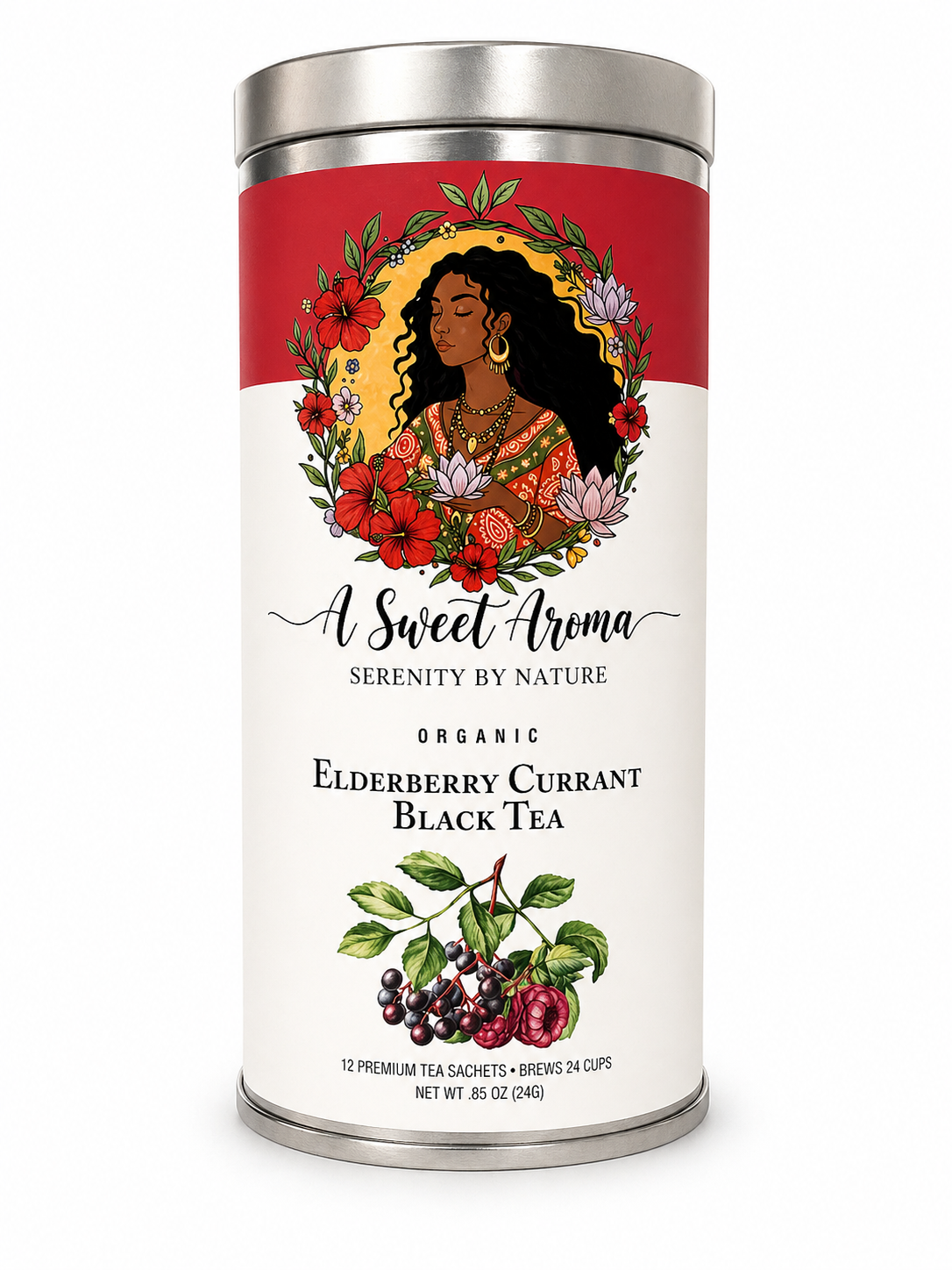 Organic Elderberry Currant Black Tea