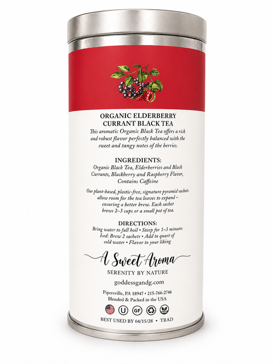 Organic Elderberry Currant Black Tea