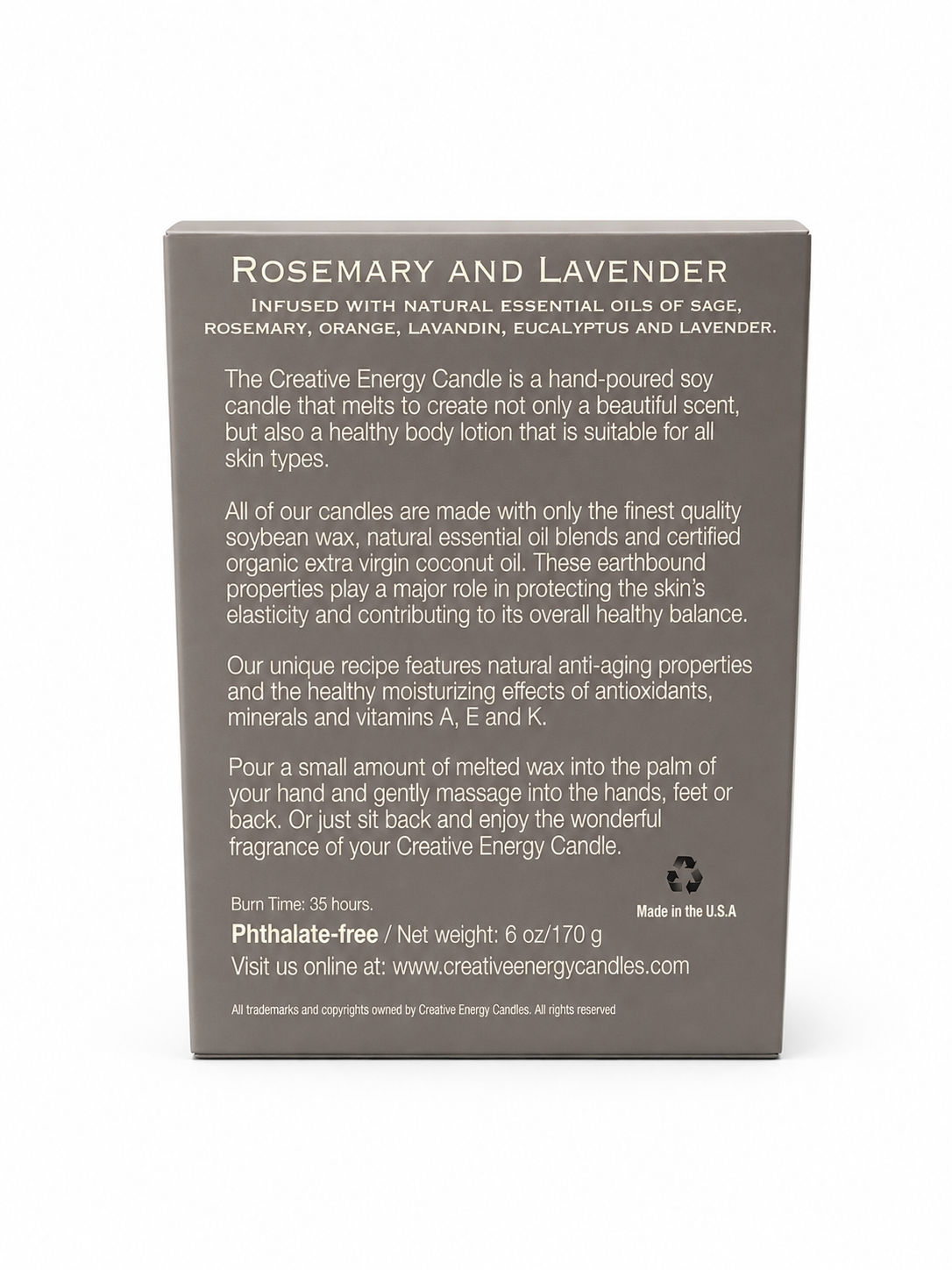 Rosemary & Lavender Lotion Candle