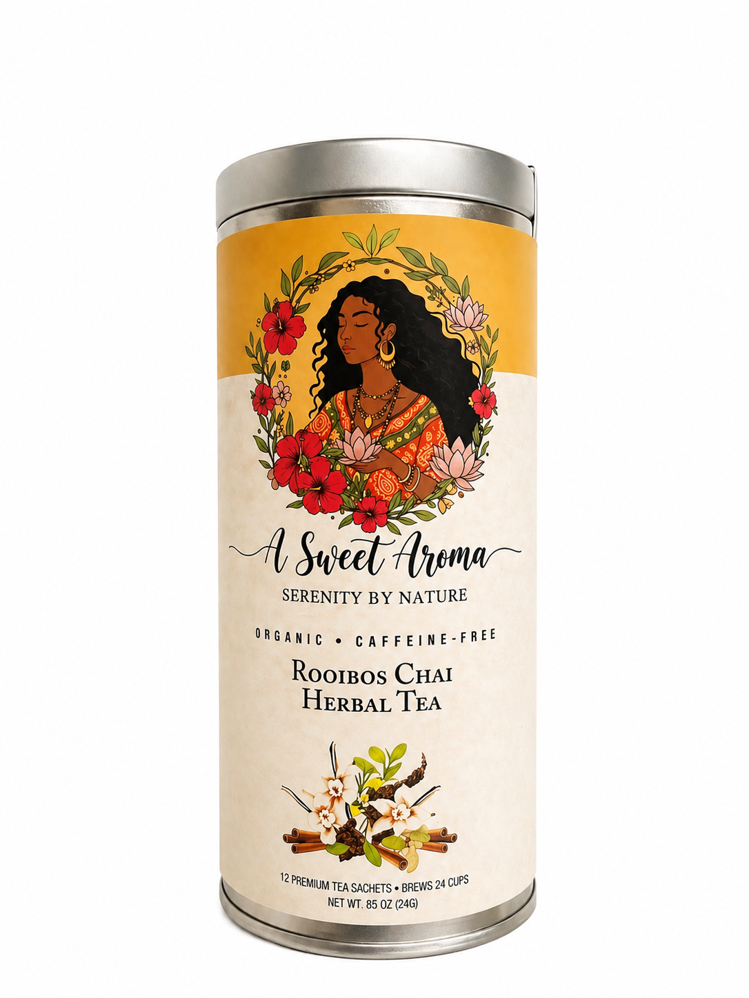 Organic Caffeine Free Rooibos Chai Herbal Tea
