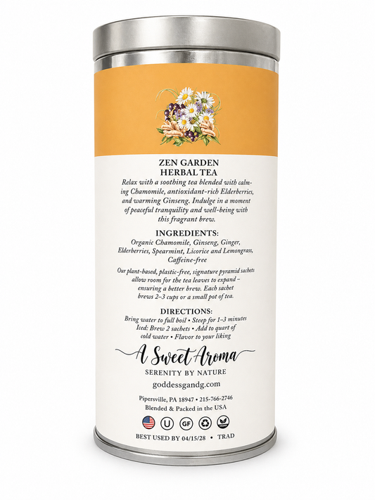 Organic Caffeine Free Zen Garden Herbal Tea