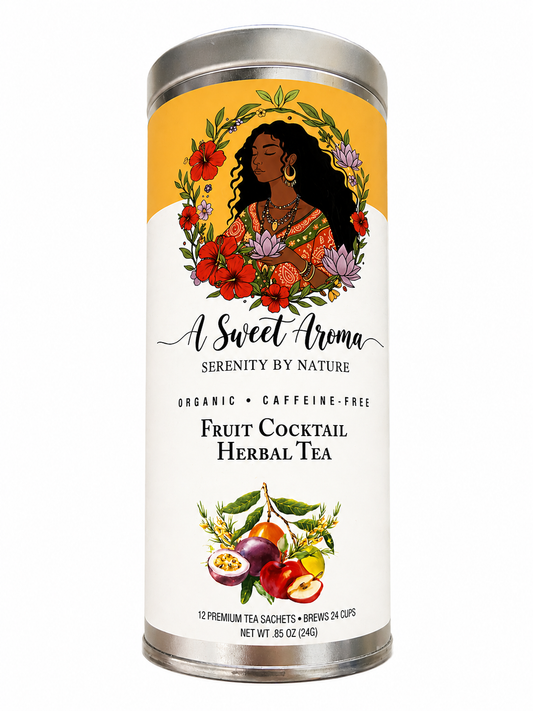 Organic Caffeine Free Fruit Cocktail Herbal Tea