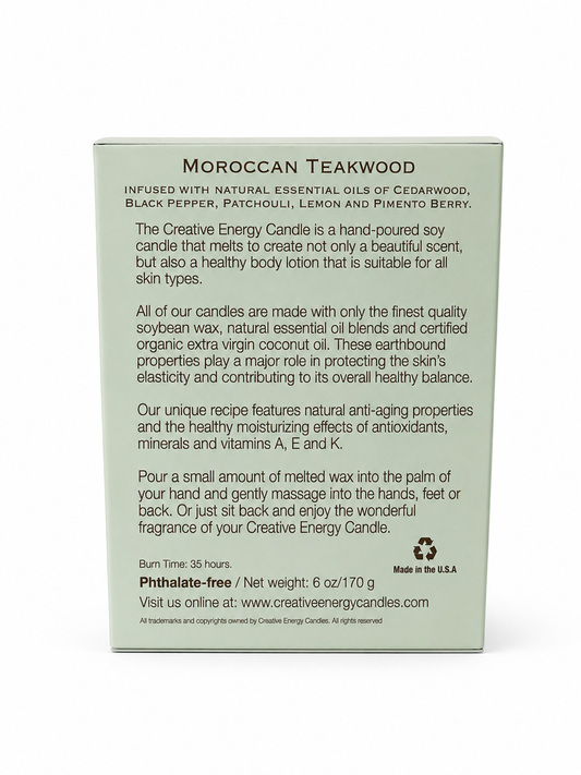 Moroccan Teakwood Lotion Candle